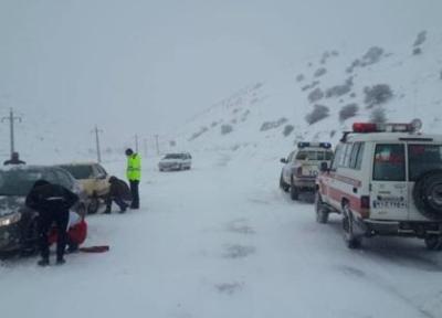 بارش برف و باران در 21 استان و انسداد 23 جاده